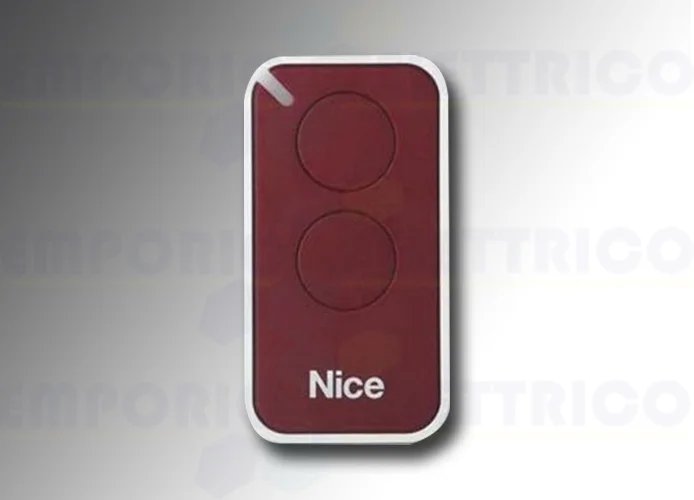 nice telecomando 2 canali serie inti rosso inti2r