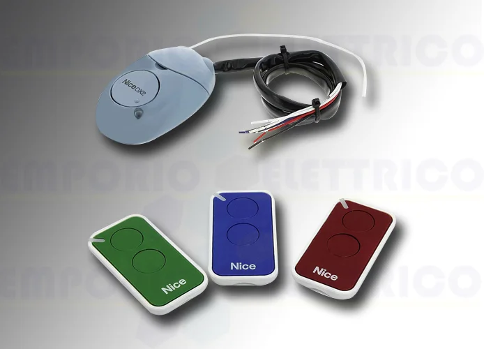 nice kit telecomandi ricevitore serie inti rosso verde blu intikit