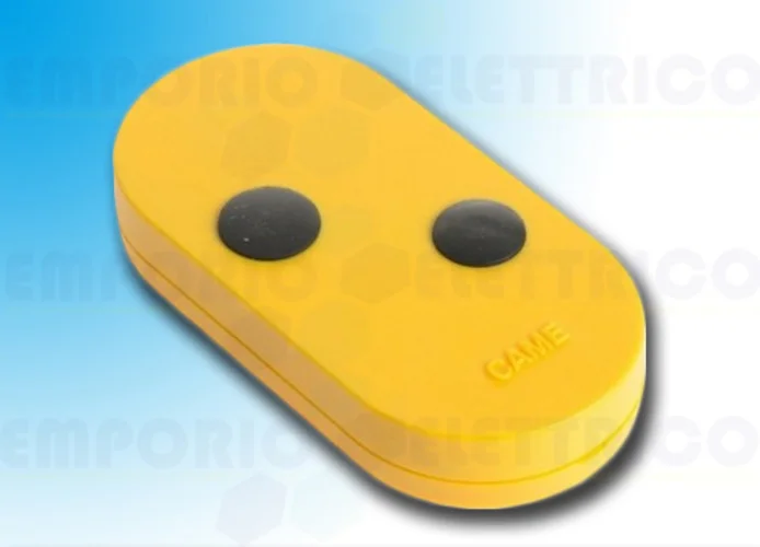 came telecomando 2 canali codice fisso giallo topd2fys 806ts-0093