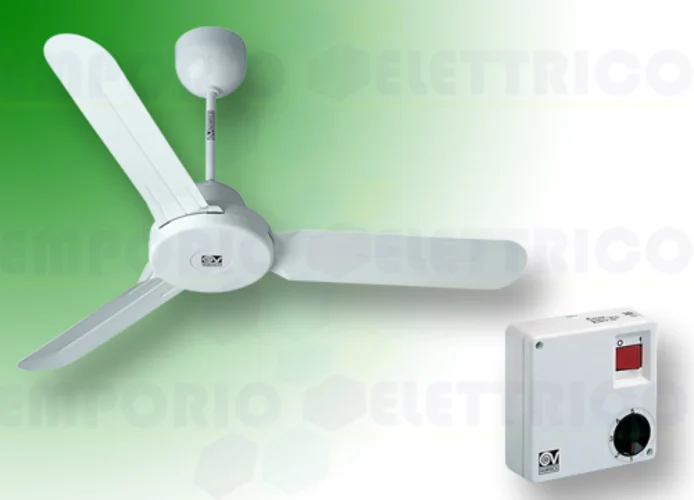 vortice kit ventilatore soffitto nordik design is 140/56" bianco 61360 ev61360a