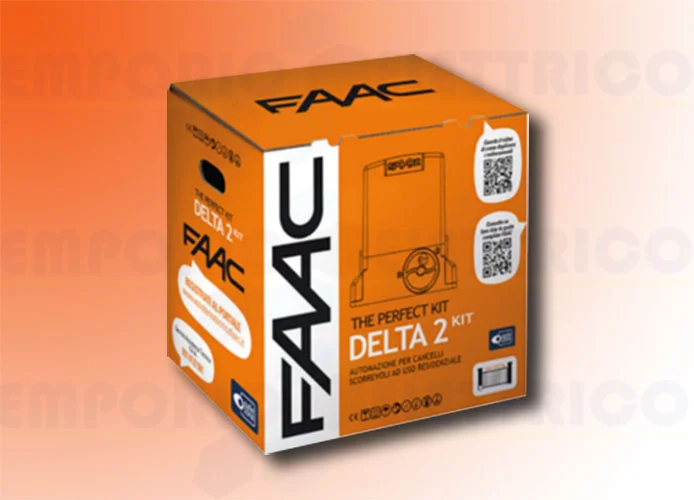 faac kit automazione 230v ac delta2 kit perfect 105914fr