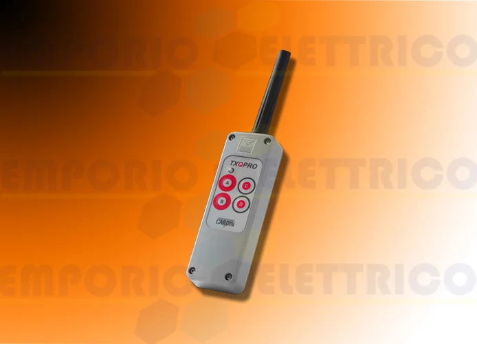 cardin trasmettitore a 4 funzioni 868mhz txqpro486-4a