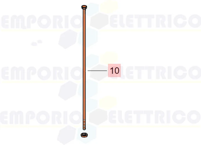 faac ricambio vite pistone 400 ped/750 '88 7019145