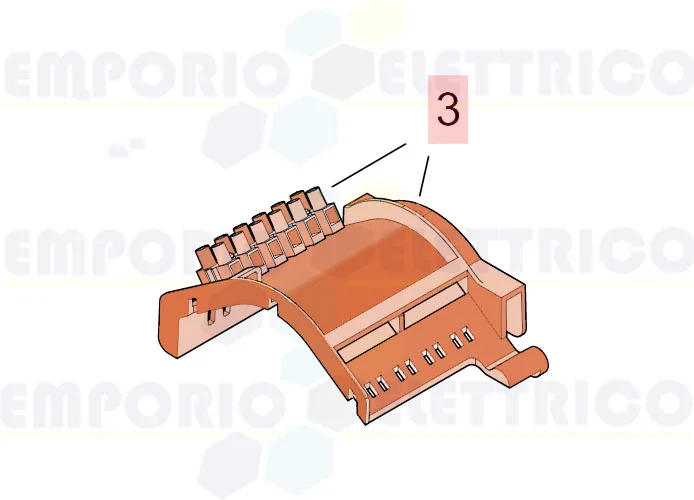 faac ricambio supporto connessioni s2500i 63003379