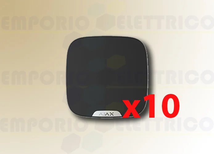 ajax lotto di brandplates ss dd 10 (10 pz) nero 39278