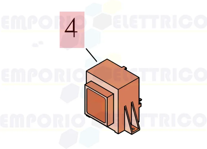 faac ricambio trasformatore 230v-18v/15va res.-fl.780d 7501365