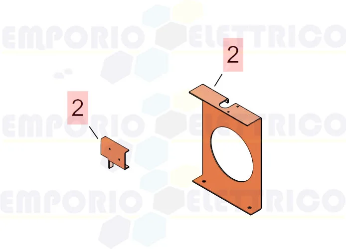 faac ricambio supporto micro di sblocco 884 63003372