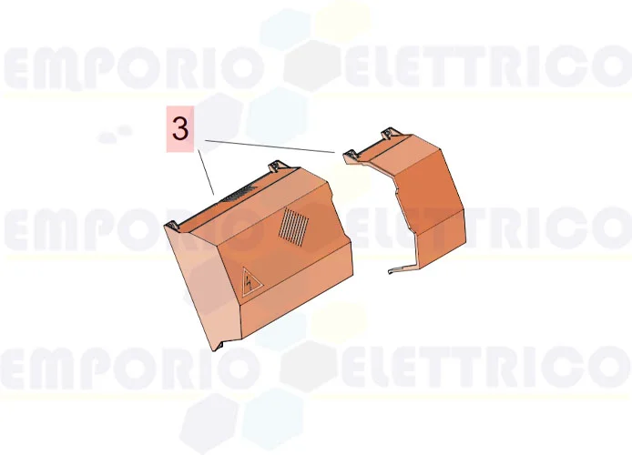 faac ricambio gruppo cover scheda e850s 63003209