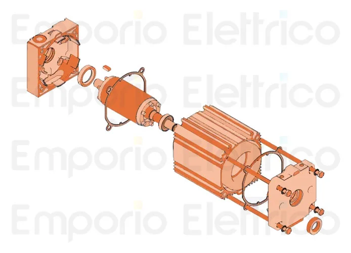 faac ricambio gruppo motore 541 3ph 63003157