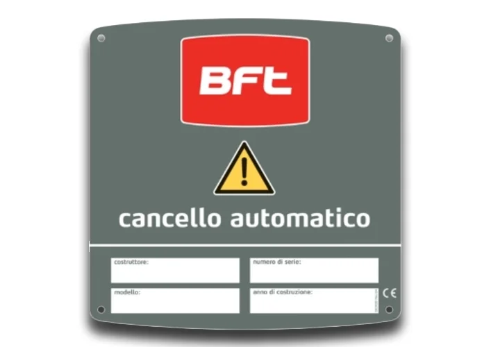 bft cartello di segnalazione cms d831081