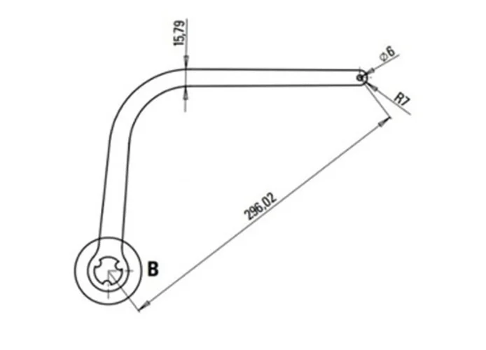 faac coppia di bracci n1d marrone nd1 1057263