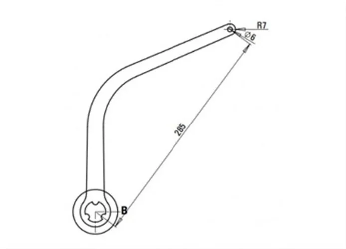 faac coppia di bracci n1d marrone nd2 1057273