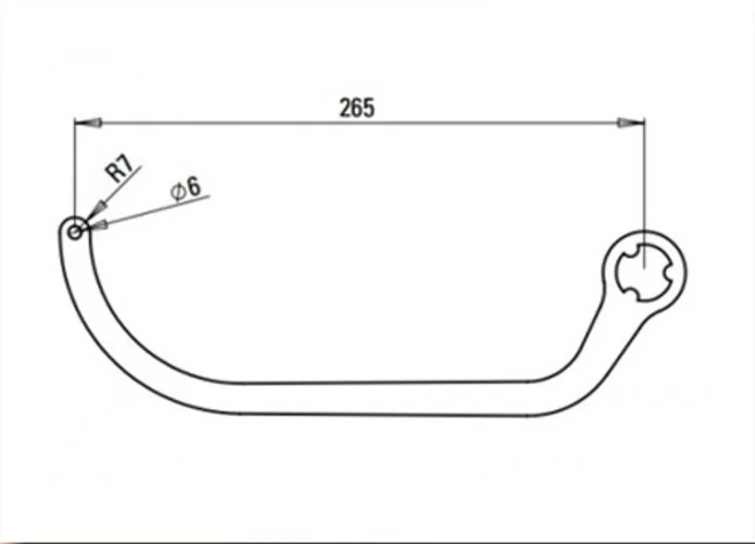 faac coppia di bracci n1d marrone nd4 1057293