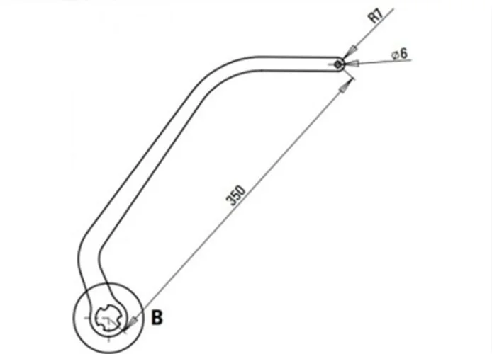 faac coppia di bracci n1d bianco nd6 105731