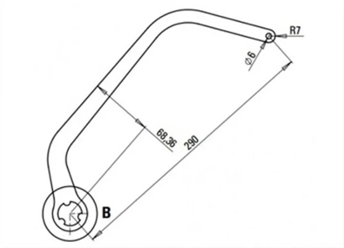 faac coppia di bracci n1d bianco nd7 105732