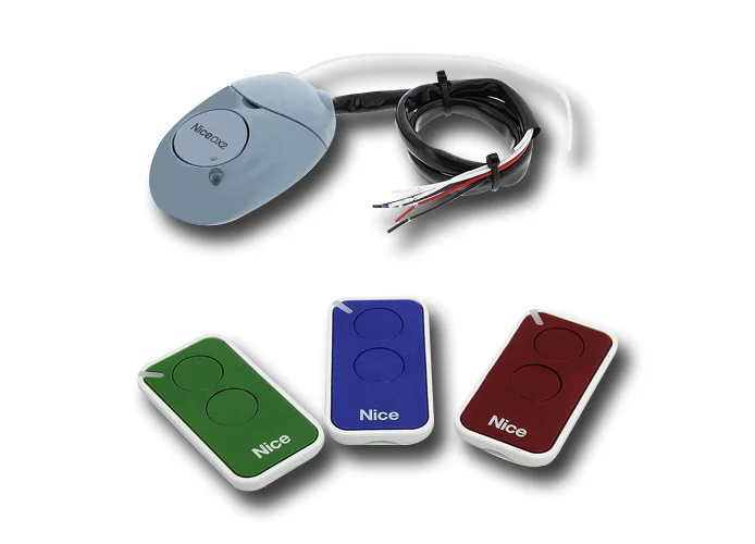 nice kit telecomandi ricevitore serie inti rosso verde blu intikit