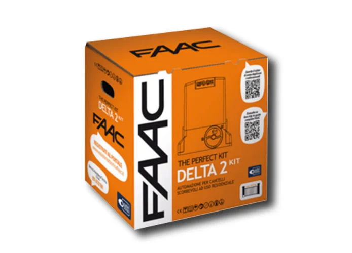 faac kit automazione 230v ac delta2 kit perfect 105914