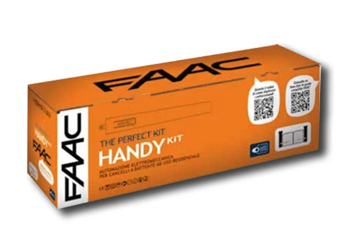 faac kit automazione 24v dc handy kit perfect 105915