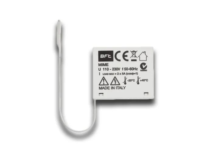 bft ricevente bicanale da interno 433 mhz mime ac