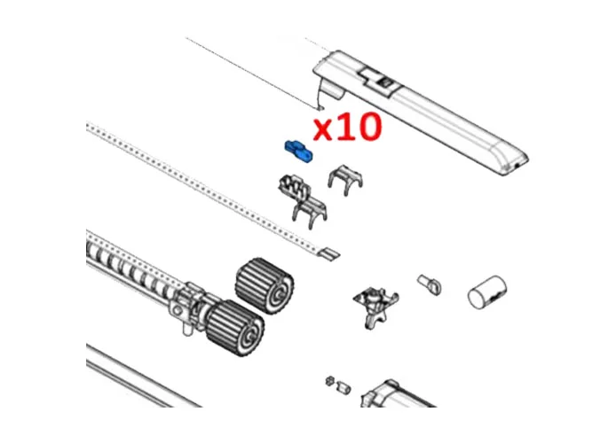 came ricambio 10pz microinterruttori 119rir083