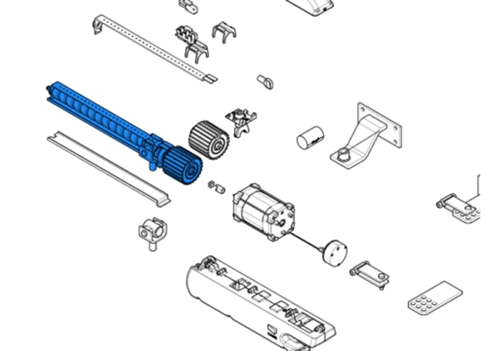 came ricambio gruppo riduzione serie ati3000 230v 88001-0128