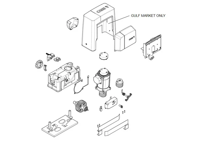 came pagina ricambi per motore bks22tls 