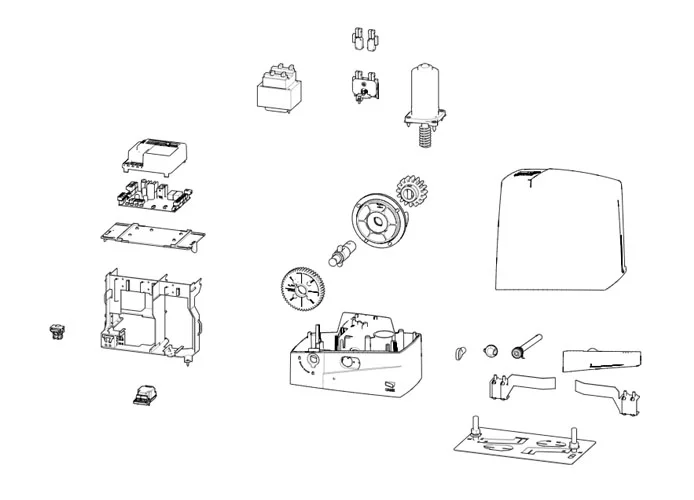 came pagina ricambi per motore sdn8