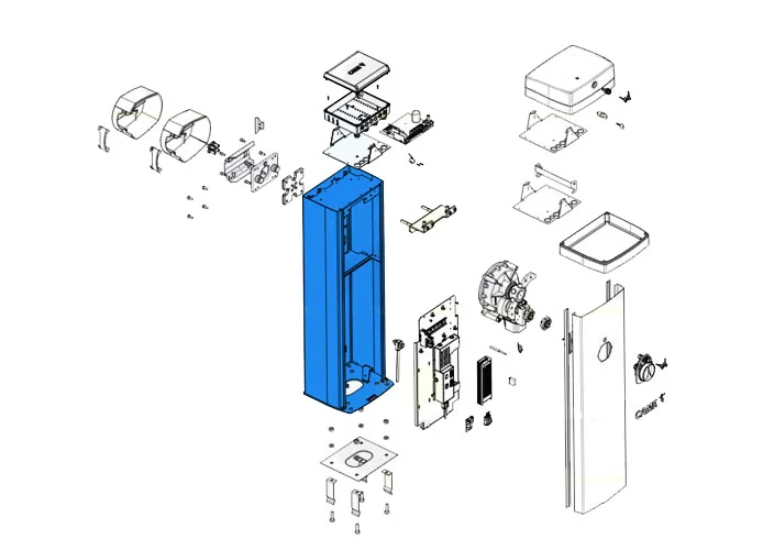 came ricambio armadio barriera gpx 88003-0092