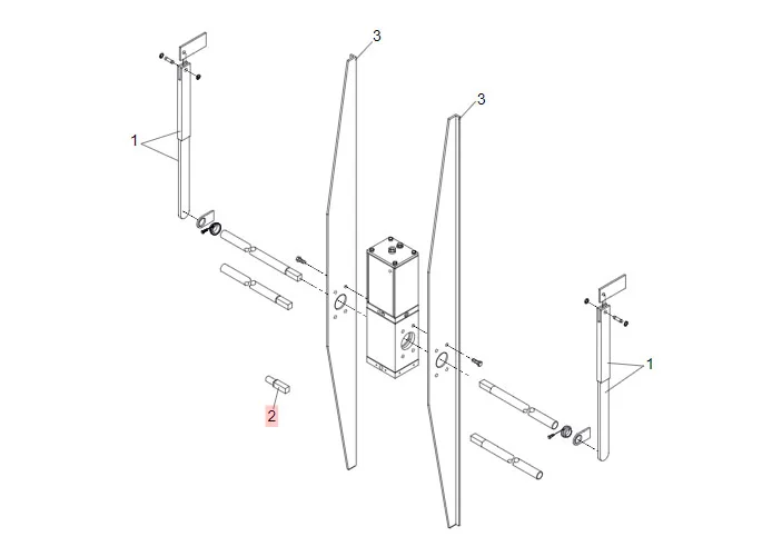 faac ricambio albero bascul.580 x ricambi 7180495