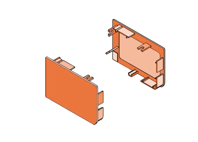 faac ricambio kit coppia fianchetti laterali a1000 105434