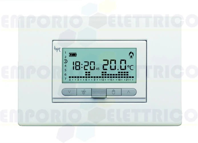 came bpt cronotermostato digitale da incasso bianco th/350 69409100