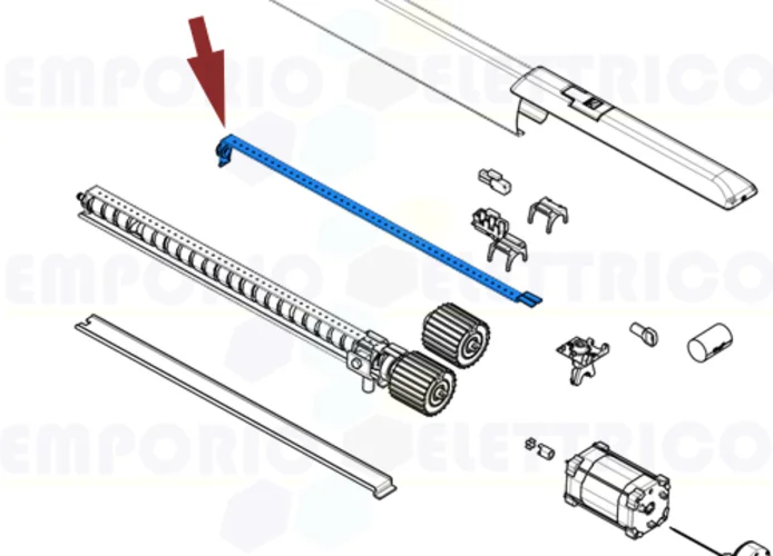 came ricambio supporto finecorsa ati5 119rid217