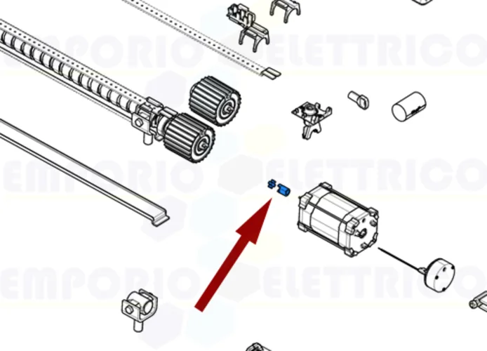 came ricambio giunto trasmissione motore ati (3 pz) 88001-0153