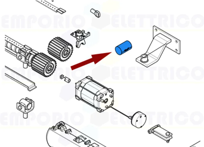 came ricambio condensatore 10 mF con cavi ati 119rir295 (ex 119rir268)