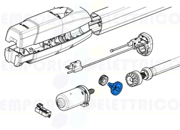 came ricambio gruppo corona elicoidale ats30-50 88001-0231