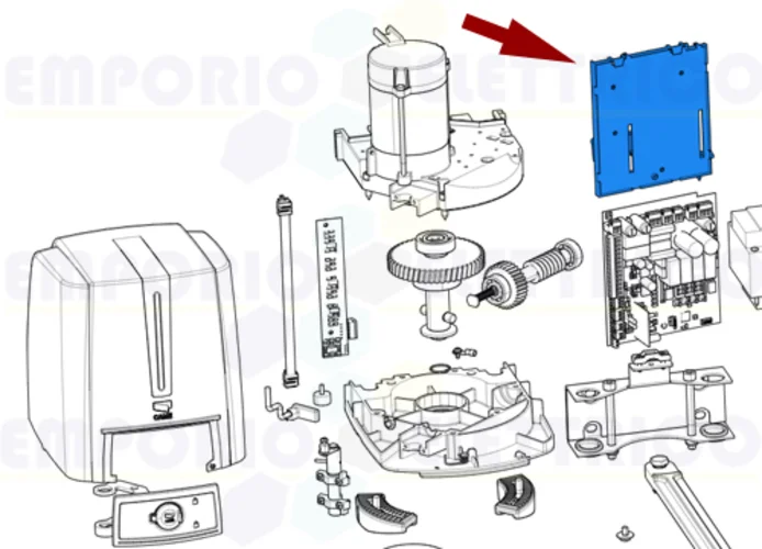 came ricambio supporto scheda e trasf fast40 119rid381