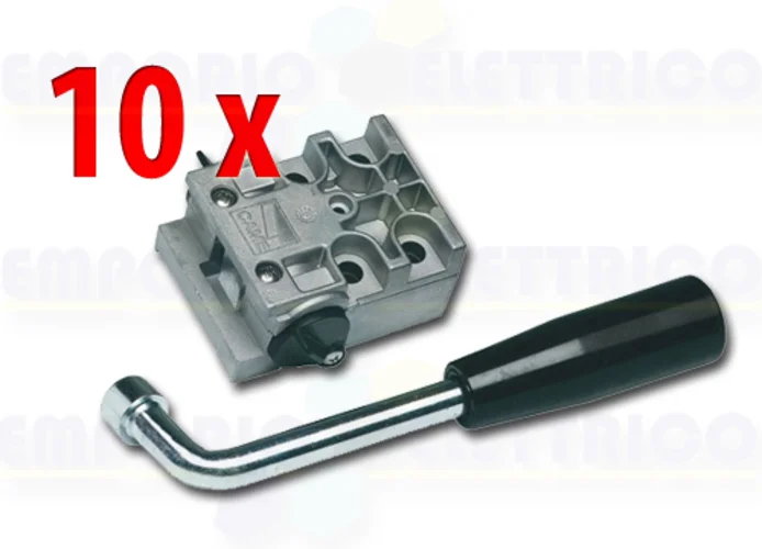 came 10 x sblocco con chiave a leva 001a4364 a4364 10