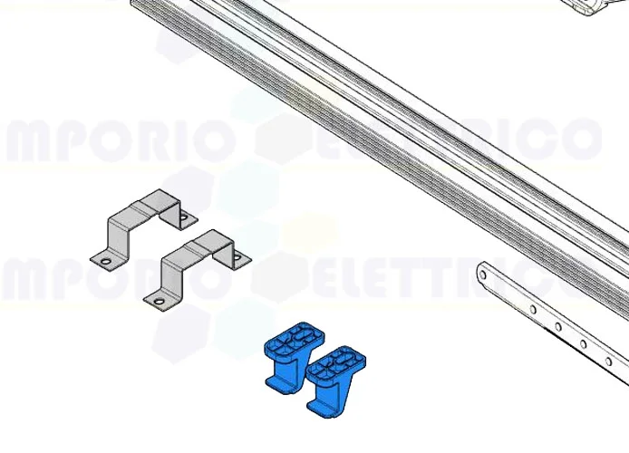 came ricambio staffe di fissaggio guida v6000 119rie176