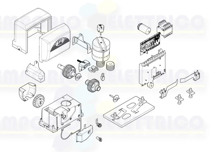 came pagina ricambi per motore bx-78 