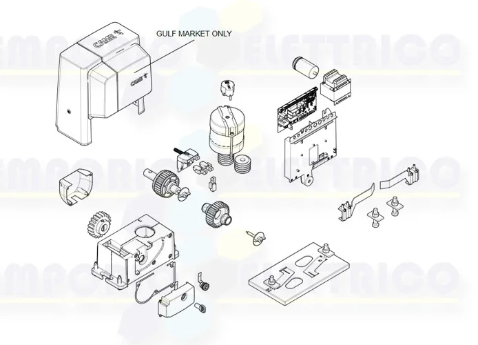 came pagina ricambi per motore bx704als 