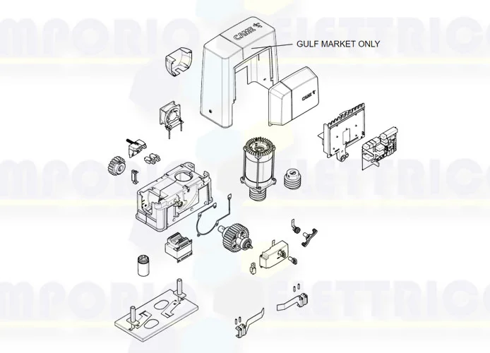 came pagina ricambi per motore bks08als 801MS-0071