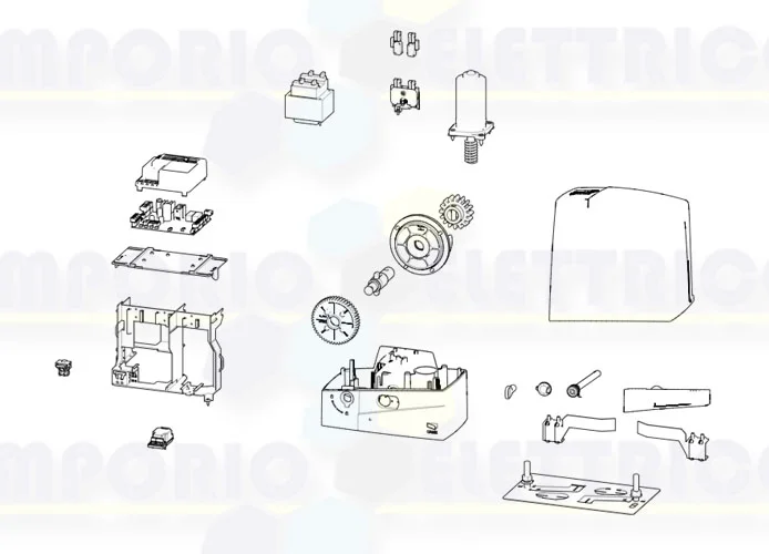 came pagina ricambi per motore sdn8