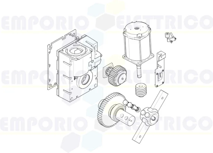 came pagina ricambi per barriere gearmotor-g4040ezt v.1 