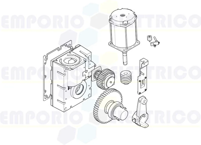 came pagina ricambi per barriere gearmotor-g2080e
