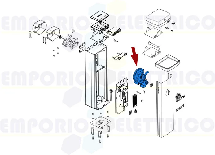 came ricambio motoriduttore barriera gpx40 88003-0048