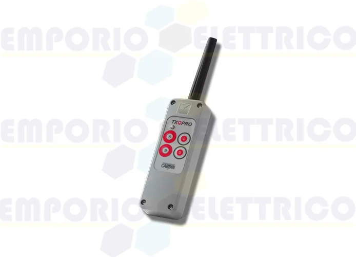 cardin trasmettitore a 4 funzioni 868mhz txqpro486-4a