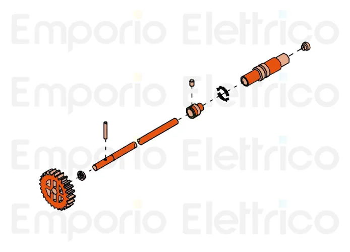 faac ricambio gruppo sblocco 760 sr 63000699