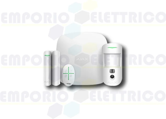 ajax starterkit cam wireless bianco 38172