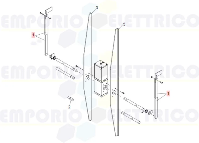 faac ricambio braccio telescopico 580 7387015