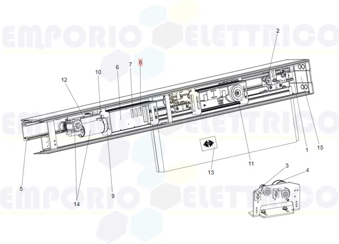 faac ricambio scheda batterie 930/940 7908325